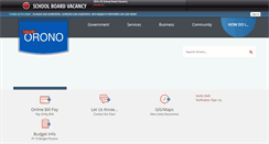 Desktop Screenshot of fire.orono.org