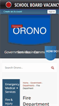 Mobile Screenshot of fire.orono.org